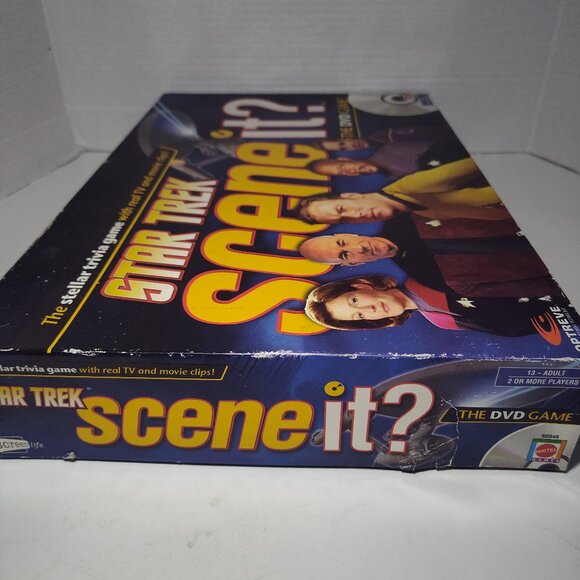 Star Trek Scene It The DVD Game Mattel Trivia Board Game 2008 All Series- Unused - Picture 5 of 8